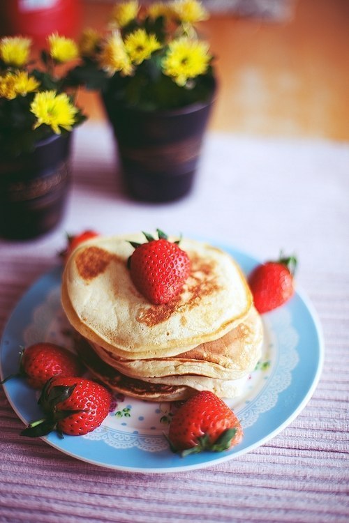 Strawberry, Pancake