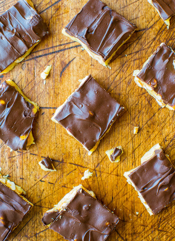 Chocolate Covered Microwave Peanut Brittle