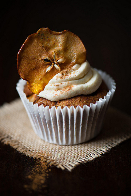 Apple and Cinnamon cupcakes by magshendey on Flickr.