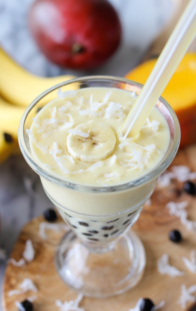 Recipe: Tropical Smoothie with Tapioca Pearls