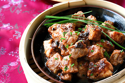 Chinese Steamed Spareribs with Black Bean Sauce