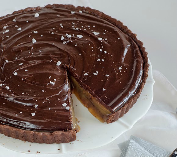 Chocolate Salted Caramel Tart (scroll Down For English Version)