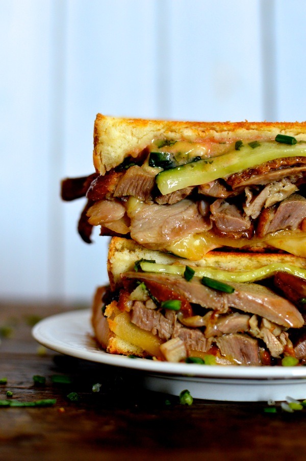 Peking Duck Grilled Cheese