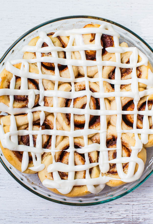 One-Hour Homemade Cinnamon Rolls with Cream Cheese Frosting