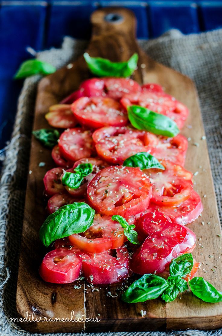 Tomato Salad Southern Italian Style Mediterranealicious